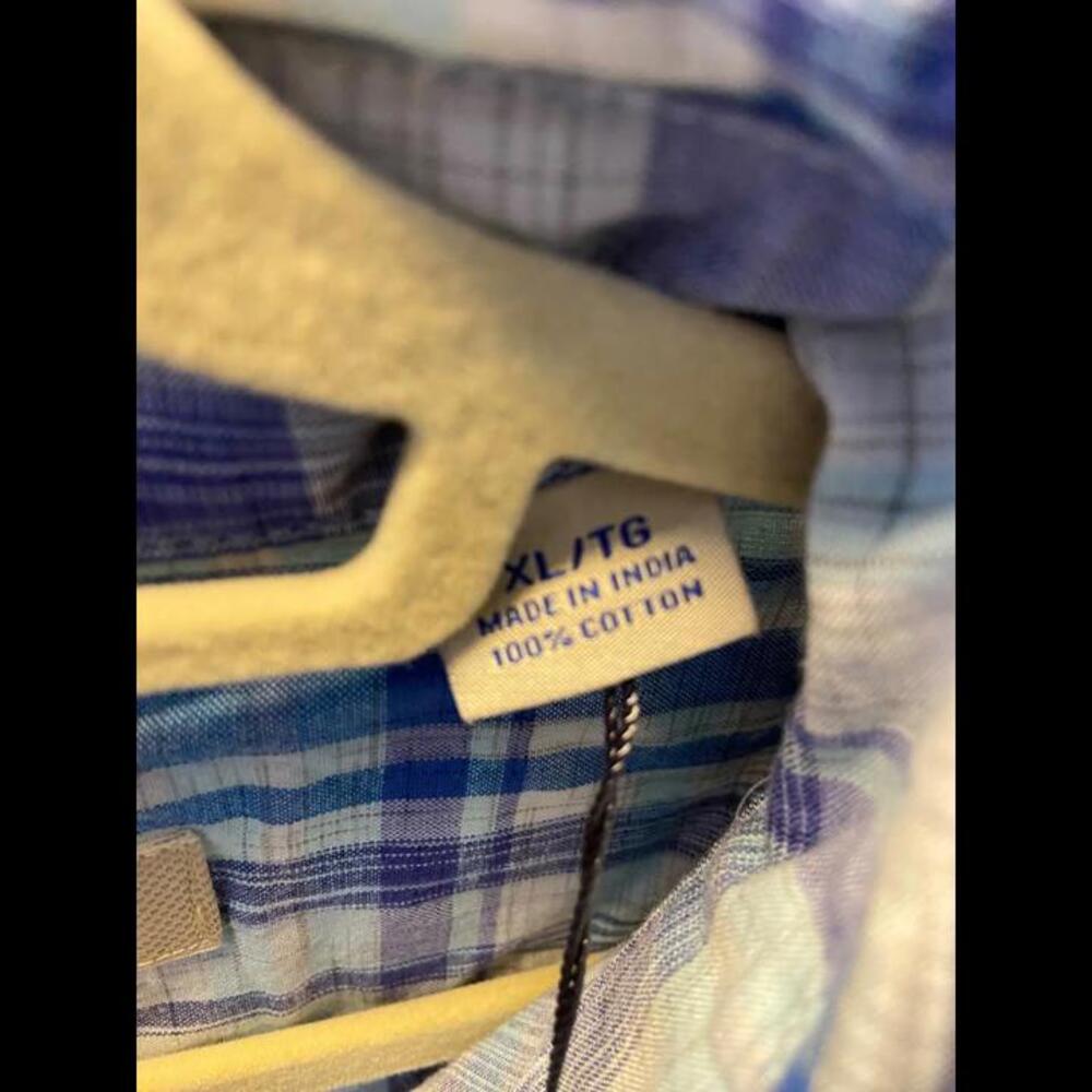 NWT Tommy Bahama Men's XL Plaid Short Sleeve Button Down Shirt - Picture 3 of 5
